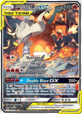 Reshiram & Charizard GX - SM201 | SM Promos