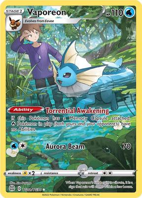 Vaporeon | SWSH09: Brilliant Stars Trainer Gallery