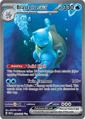 Blastoise ex - 200/165 | SV: Scarlet & Violet 151