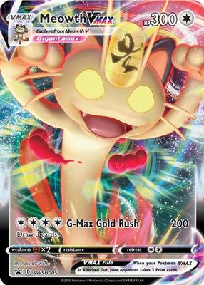 Meowth VMAX - SWSH005 [SWSH: Sword & Shield Promo Cards]