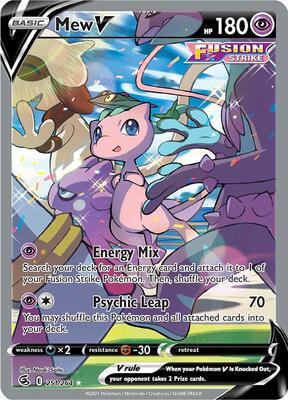 Mew V (Alternate Full Art) | SWSH08: Fusion Strike