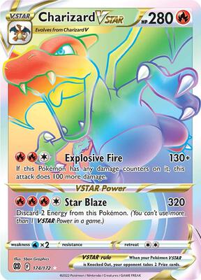 Charizard VSTAR (Secret) | SWSH09: Brilliant Stars