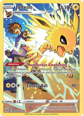 Jolteon | SWSH09: Brilliant Stars Trainer Gallery