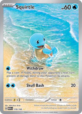 Squirtle - 170/165 [SV: Scarlet & Violet 151]