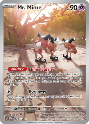 Mr. Mime - 179/165 [SV: Scarlet & Violet 151]