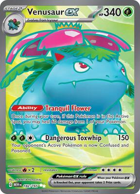 Venusaur ex - 182/165 [SV: Scarlet & Violet 151]