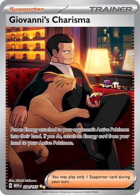 Giovanni's Charisma - 204/165 [SV: Scarlet & Violet 151]