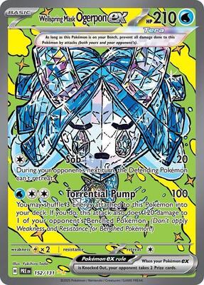 Wellspring Mask Ogerpon ex - 152/131 [SV: Prismatic Evolutions]