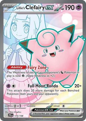 Lillie's Clefairy ex - 173/159 [SV09: Journey Together]