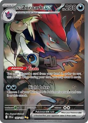 N's Zoroark ex - 185/159 [SV09: Journey Together]
