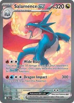 Salamence ex - 187/159 [SV09: Journey Together]