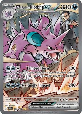 Team Rocket's Nidoking ex - 233/182 [SV10: Destined Rivals]