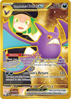 Team Rocket's Crobat ex - 242/182 [SV10: Destined Rivals]