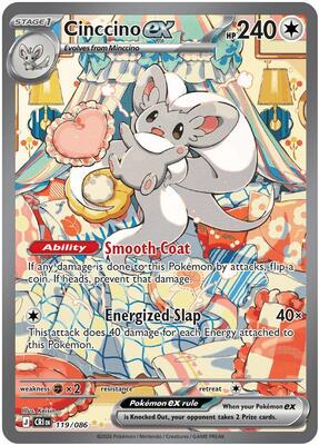 Cinccino ex - 119/086 [ME04: Chaos Rising]
