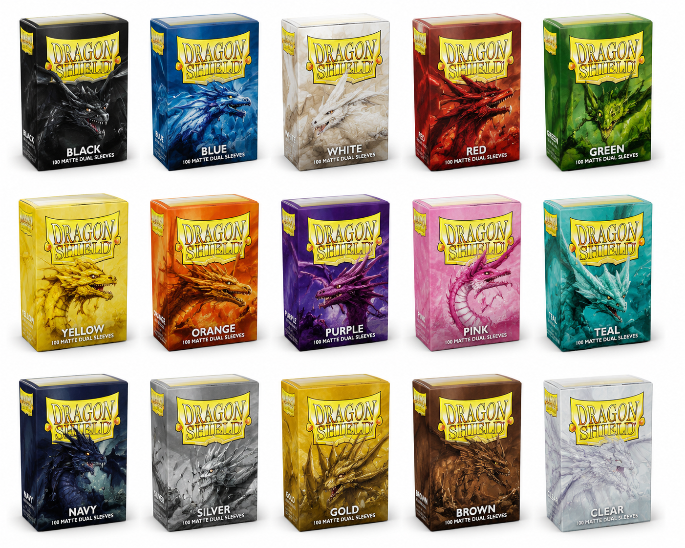 DRAGON SHIELD 100CT BOX MATTE JET